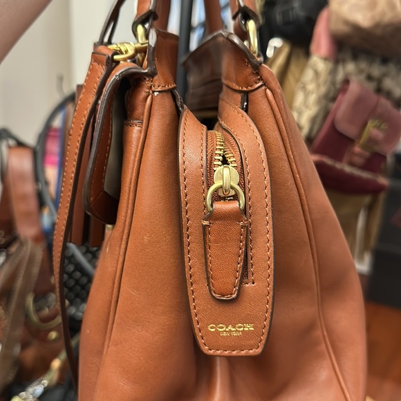 COACH LEGACY LEATHER SATCHEL BT 26261 w/HASP FRONT FLAP CLOSURE Y2K 2013 EUC - Picture 9 of 11